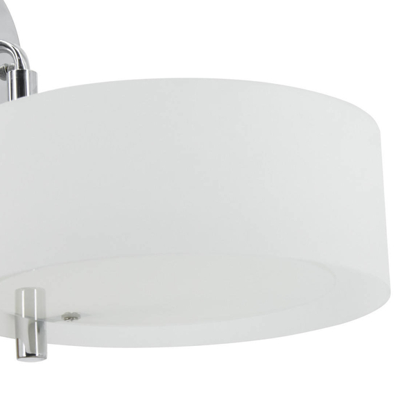 LAMPA ścienna DRS8006/1 8C Elem metalowa OPRAWA loftowy kinkiet chrom biały