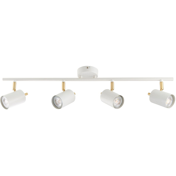 Lampa sufitowa Gull 59933 Endon spot do jadalni na listwie biały