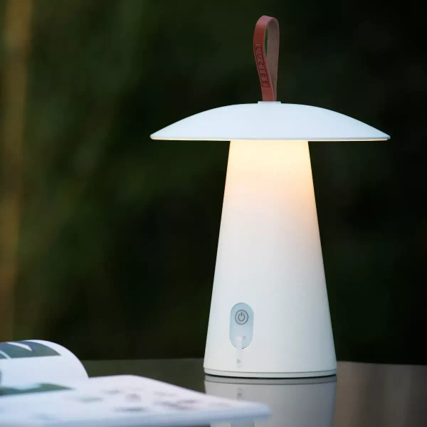 Stołowa lampka zewnętrzna DONNA 27500/02/31 Lucide LED 2W 2700K IP54 biała