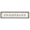 Dekoracyjne lustro retro Champagne 5056693545378 brązowy srebrny