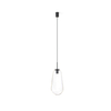 Loftowa lampa wisząca Pear 7797 przezroczysta kropla do salonu