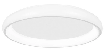 Natynkowa lampa biurowa Tolu LED 80W metalowy plafon biały