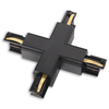 Łącznik do szyn typu "X" DOBAC MHT1-X-BK TRACK Maxlight czarny