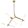 Salonowa lampa wisząca Sticks ST-1001-6 gold Step modernistyczna złota