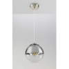 LAMPA wisząca VARUS 15851 Globo zwieszna OPRAWA szklana kula ball chrom przezroczysta