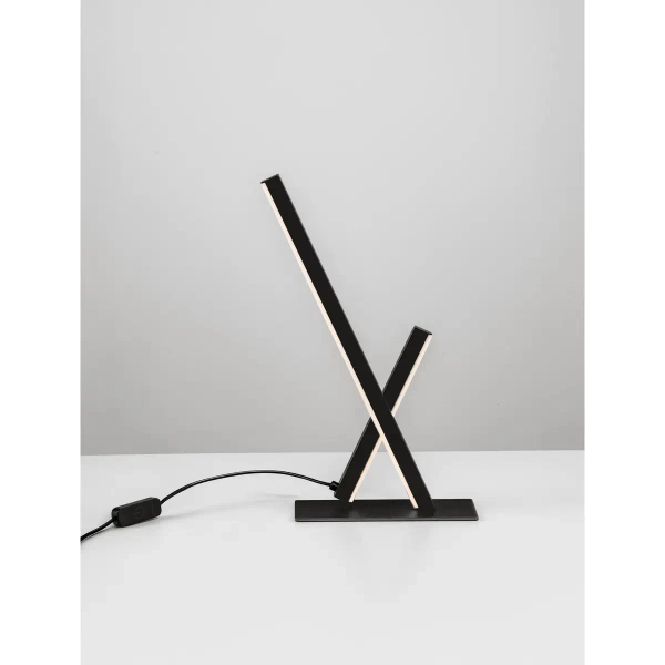 Geometryczna lampa stołowa TALVORA LE45450 LED 11W 3200K czarny