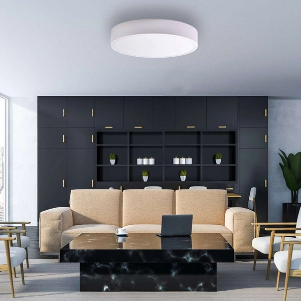 Plafon LAMPA sufitowa Cleo 137623692184 TEAM metalowa OPRAWA okrągła natynkowa biała