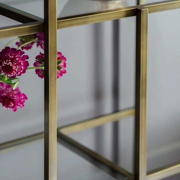 Sypialniany regał Rothbury 5059413256882 czarna drewniana