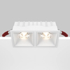 Metalowa lampa wpuszczana Alfa DL043-02-15W3K-SQ-W LED 30W 3000K biały