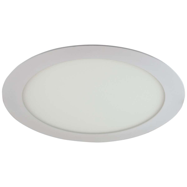 Podtynkowa LAMPA sufitowa SLIM LED C 02812 Ideus okrągła OPRAWA metalowa LED 15W 2700K wpust biały