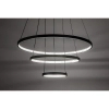 Ledowa zwisająca lampa obręcz Beliza 72346 LED 90W 3000-6500K czarny