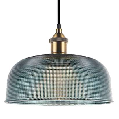 LAMPA wisząca DAVIDE MDM-2916/1 BL Italux szklana OPRAWA zwis niebieski