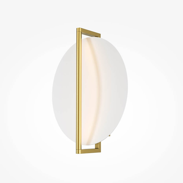 Lampa ścienna Mira MOD279WL-L14G3K Maytoni LED 14W 3000K okrąg złota biała