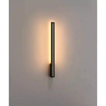 Ścienna lampa ogrodowa MOENA czarna W0460 LED 15W 3000K IP65 podłużna