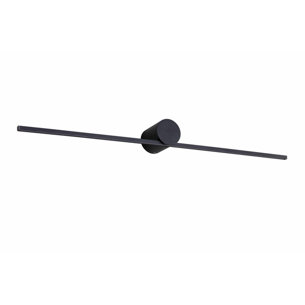 Ścienna lampa Modern Slim LP-777/1W L BK LED 8W kinkiet podłużny czarny nad lustro