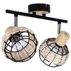 Lampa sufitowa Tajga 92-12203 Candellux na listwie drewniana czarna