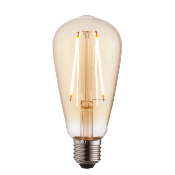 Żarówka w kształcie gruszki E27 77107 LED 2W 2000K bursztynowa