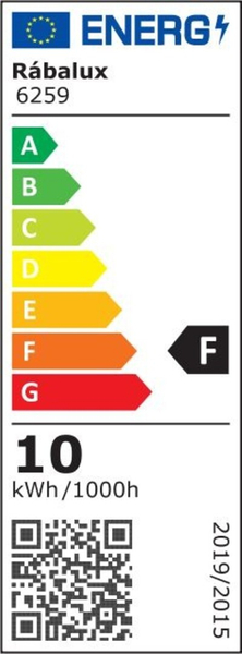 Ścienna LAMPA kinkiet AMADEO 6259 Rabalux metalowa OPRAWA dekoracyjna LED 10,5W 4000K furano czarna