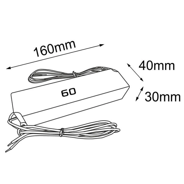 Zasilacz do szyn magnetycznych 6580 Shilo 60W biały
