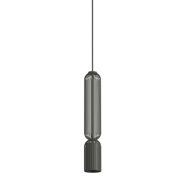 Lampa wisząca do jadalni CAMELEON SINGLES 12201 jedwabisty grafit