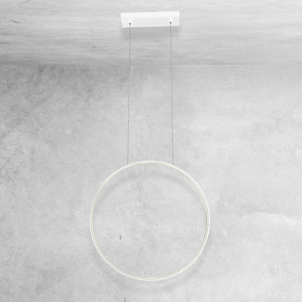 Metalowa lampa wisząca Agaro 5313 LED 26W 4000K biała nad stół