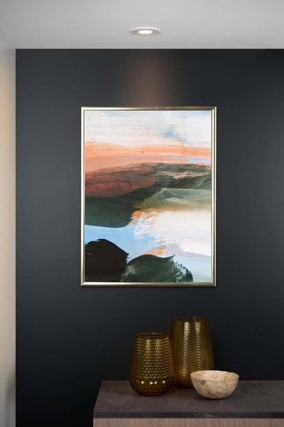 Podtynkowe oczko okrągłe Tube 22954/01/31 biały wpust do sypialni