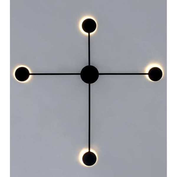 Lampa ścienna Shadow MSE010100245 amadeo LED 17,3W czarna