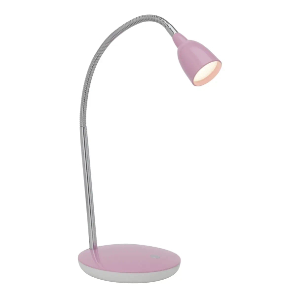 Biurkowa lampka na peszlu Anthony G92935/17 LED 2,4W 3000K chrom różowy