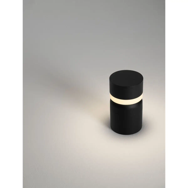 Metalowa lampa stojąca zewnętrzna OSCELIA LE75129 LED 8W 3000K IP65 czarna