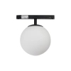 Jednoobwodowa sufitowa lampa ALFA czarna biała AZ7098 LED 10W 3000K kulista