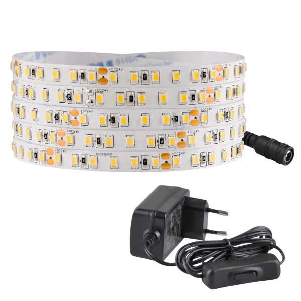 Zestaw taśma LED sterownik zasilacz pilot 319166 28W 4000K biała