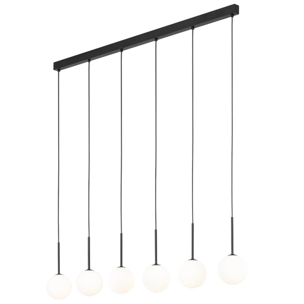 Lampa wisząca nad wyspę Martin 4504 kuchenna bubbles czarna biała