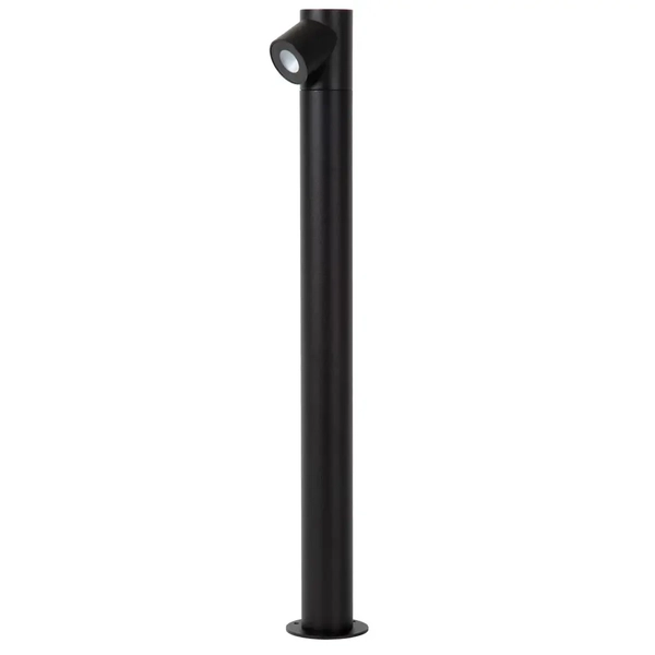 Ogrodowy słupek Ibama 15850/05/30 Lucide LED 5W 3000K IP65 tuba czarna