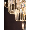 Kryształowa lampa wisząca Eulalia EUL1250 glamour kryształki chrom