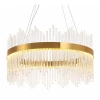 Wisząca lampa crystals HESTIA złota ST-4999-60 1xLED 35W 3000K glamour