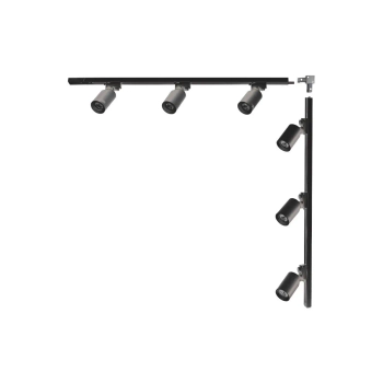 Lampa sufitowa jednoobwodowa 3566 zestaw szynowy czarny