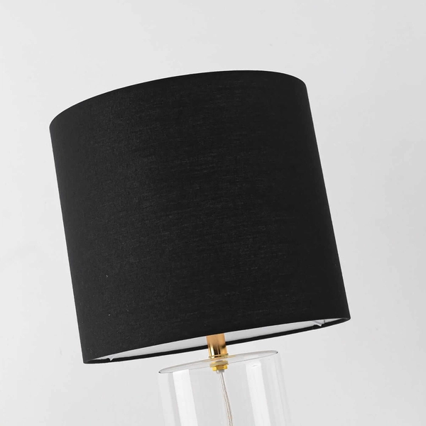 Stołowa lampa dekoracyjna Sunflower LP-818/1T BK czarny złoty