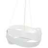 Zwisowa lampa Tornado 1117 Zumaline ring designerski biały