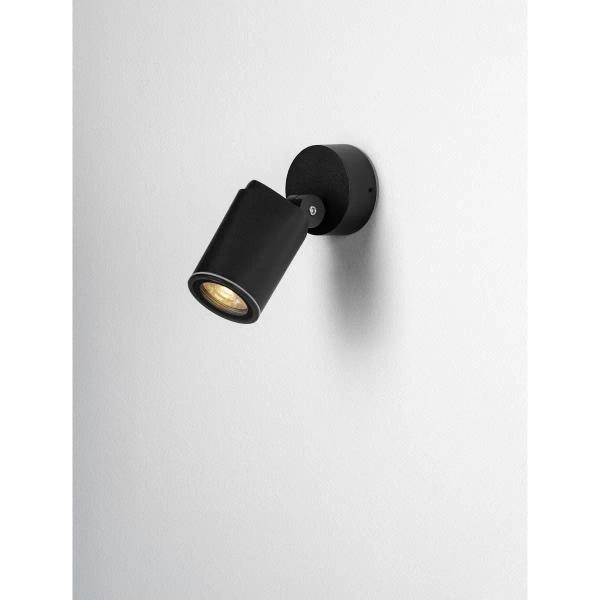 Ruchomy reflektor ścienny ogrodowy TRASERA LE75161 IP65 czarny