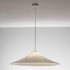 Wisząca lampa do sypialni CHANCAY LE44600 materiałowa biały