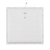 Kwadratowy plafon do sypialni CL ITAKA 8456 LED 40W 4000W biały