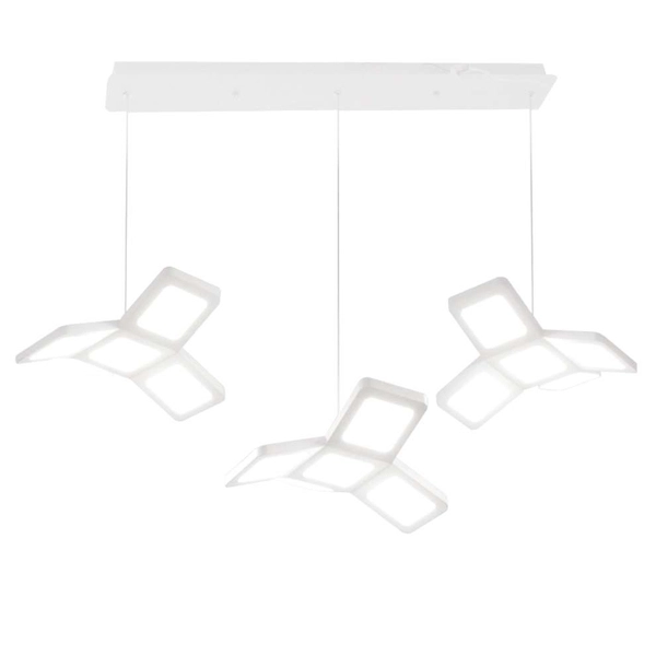 Lampa wisząca PIXELS ML195 zwis LED 75W 4000K listwa sufitowa kaskada biała