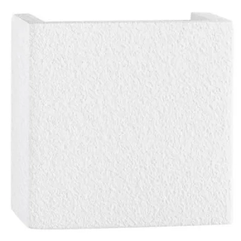 Minimalistyczny ścienny kinkiet PALENCO LE45572 z gipsu biały