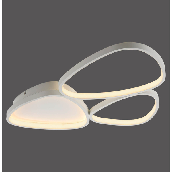 Nasufitowa lampa Pebbles 14049-16 LED 26,5W 3000K nieregularna biała