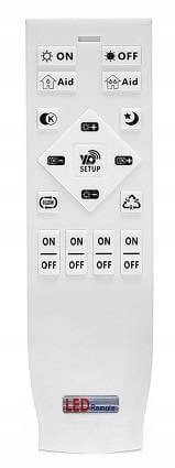 Dziecięcy plafon 415 Domeno LED 58W 2700K-6500K chmurki cloud różowy