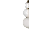 Szklana lampa wisząca Collar P069PL-L16G3K LED 16W pionowa przeźroczysta