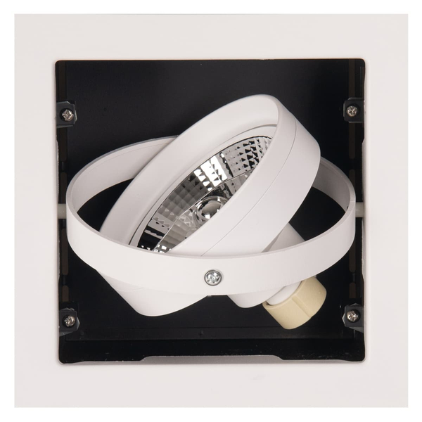 Lampa sufitowa MATRIX H0059 Maxlight regulacja do kuchni metalowa biała
