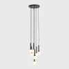 Lampa wisząca Riu 7 1117T1 Aldex kasakda balls kule czarne