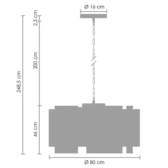 Wisząca lampa hampton Imperio SMP0098 black Step kryształowa czarna