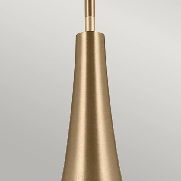 Jadalniana lampa wisząca Deela KL-DEELA-P-CPZ 1 nad stół szampański brąz